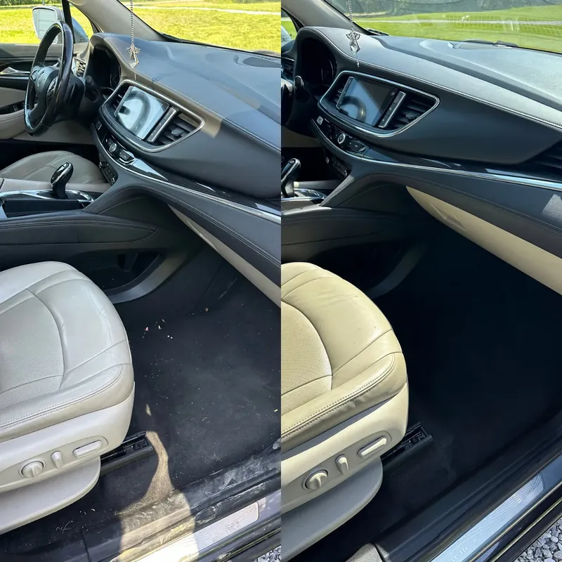 Buick Enclave front, before and after